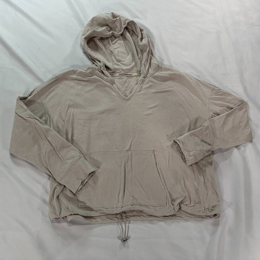 Calvin Klein Performance Crop Hoodie  Large     Lot N